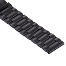 For Samsung Gear S2 Classic Smart Watch Butterfly Buckle 3 Beads Stainless Steel Watchband(Black)