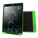 CHUYI Portable 12 inch LCD Writing Tablet Drawing Graffiti Electronic Handwriting Pad Message Graphics Board Draft Paper with Writing Pen(Green)
