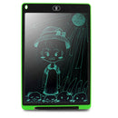 CHUYI Portable 12 inch LCD Writing Tablet Drawing Graffiti Electronic Handwriting Pad Message Graphics Board Draft Paper with Writing Pen(Green)