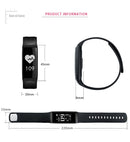 CHIGU C7S Fitness Tracker 0.96 inch OLED Screen Smartband Bracelet, IP67 Waterproof, Support Sports Mode / Blood Pressure / Sleep Monitor / Heart Rate Monitor / Remote Shooting (Red)