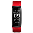 CHIGU C7S Fitness Tracker 0.96 inch OLED Screen Smartband Bracelet, IP67 Waterproof, Support Sports Mode / Blood Pressure / Sleep Monitor / Heart Rate Monitor / Remote Shooting (Red)