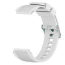 Vertical Grain Watch Band for Galaxy Watch 46mm(White)