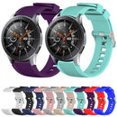 Vertical Grain Watch Band for Galaxy Watch 46mm(Sapphire Blue)