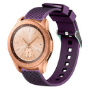 Vertical Grain Watch Band for Galaxy Watch 42mm(Purple)