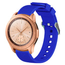 Vertical Grain Watch Band for Galaxy Watch 42mm(Sapphire Blue)