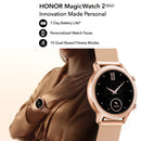 HONOR MagicWatch 2 42mm Elegant Wristband Bluetooth Fitness Tracker Smart Watch, Support GPS / Heart Rate / Blood Oxygen Monitoring/ Sleep Monitor / Barometer / Exercise Pedometer / Call Reminder / Pressure Monitoring(Gold)