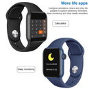 MD28 1.75 inch HD Screen IP67 Waterproof Smart Sport Watch, Support Bluetooth Call / GPS Motion Trajectory / Heart Rate Monitoring (Blue)