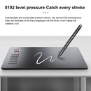VEIKK A15PRO 10x6 inch 5080 LPI Type-C Interface Smart Touch Electronic Graphic Tablet (Blue)