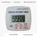 Kitchen Timer Digital Electronic Loud Alarm Magnetic Backing With Holder for Cooking Baking Sports Games Office(Pink)