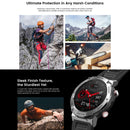 KOSPET TANK T1 1.32 inch Screen 5ATM & IP69K Waterproof Smart Watch, Support Bluetooth, Heart Rate Monitor, Blood Oxygen Monitor, Sleep Monitoring(Black)