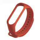 Pure Color Soft TPU Watch Bands for Xiaomi Mi Band 4, Host Not Included(Orange)