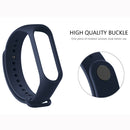 Pure Color Soft TPU Watch Bands for Xiaomi Mi Band 4, Host Not Included(Pink)