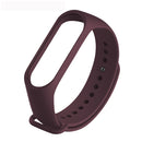 Pure Color Soft TPU Watch Bands for Xiaomi Mi Band 4, Host Not Included(Wine Red)