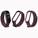 Pure Color Soft TPU Watch Bands for Xiaomi Mi Band 4, Host Not Included(Wine Red)