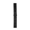 For Samsung Gear S3 Classic Smart Watch Butterfly Buckle 3 Beads Stainless Steel Watchband(Black)