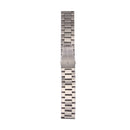 For Samsung Gear S3 Classic Smart Watch Butterfly Buckle 3 Beads Stainless Steel Watchband(Silver)