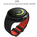 Z10 400*400 Pixel AMOLED 1.39 Inch Round Touch Screen Display Smart Watch, IP54 Waterproof, Support Pedometer / Heart Rate Monitor / GPS Navigation / Notification Remind / Call Reminder / Camera Remot ... rol / Calories Burned, Support Android 5.1(Silver)