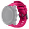 For Suunto Ambit3 Vertical Silicone Watch Band, Width: 24mm(Magenta)