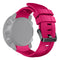 For Suunto Ambit3 Vertical Silicone Watch Band, Width: 24mm(Magenta)