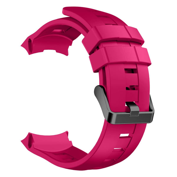 For Suunto Ambit3 Vertical Silicone Watch Band, Width: 24mm(Magenta)