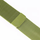 Milanese Loop Magnetic Stainless Steel Watch Band for Apple Watch Series 7 41mm / 6 & SE & 5 & 4 40mm / 3 & 2 & 1 38mm(Army Green)