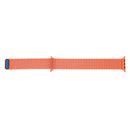 Milanese Loop Magnetic Stainless Steel Watch Band for Apple Watch Series 7 41mm / 6 & SE & 5 & 4 40mm / 3 & 2 & 1 38mm(Orange)
