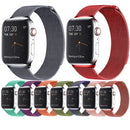 Milanese Loop Magnetic Stainless Steel Watch Band for Apple Watch Series 7 41mm / 6 & SE & 5 & 4 40mm / 3 & 2 & 1 38mm(Red)