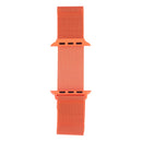 Milanese Loop Magnetic Stainless Steel Watch Band for Apple Watch Series 7 45mm / 6 & SE & 5 & 4 44mm / 3 & 2 & 1 42mm(Orange)