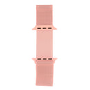 Milanese Loop Magnetic Stainless Steel Watch Band for Apple Watch Series 7 45mm / 6 & SE & 5 & 4 44mm / 3 & 2 & 1 42mm(Pink)