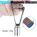 Milanese Loop Magnetic Stainless Steel Watch Band for Apple Watch Series 7 45mm / 6 & SE & 5 & 4 44mm / 3 & 2 & 1 42mm(Pink)