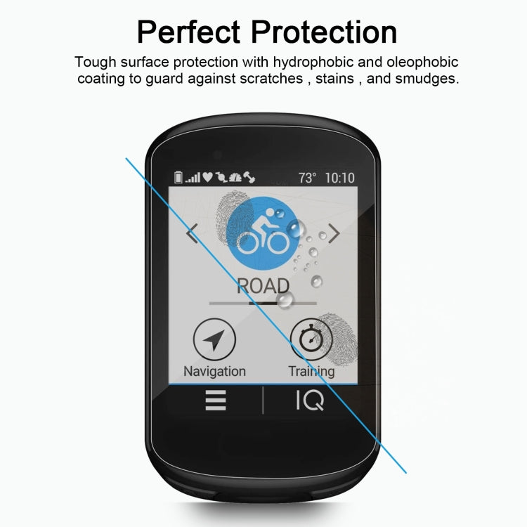 For Garmin Edge 830 0.26mm 2.5D 9H Tempered Glass Film Screen Protector