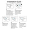 For Garmin Edge 830 0.26mm 2.5D 9H Tempered Glass Film Screen Protector