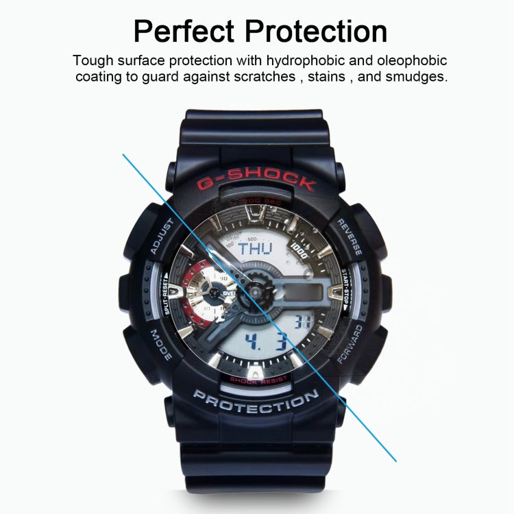 For Casio GA-100 / GA-110 0.26mm 2.5D 9H Tempered Glass Film Screen Protector