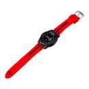 Stripes Pattern Watch Band for Samsung S3(Red)