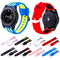 Stripes Pattern Watch Band for Samsung S3(Red)