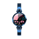 AK15 Fashion Smart Female Bracelet, 1.08 inch Color LCD Screen, IP67 Waterproof, Support Heart Rate Monitoring / Sleep Monitoring / Remote Photography (Blue)