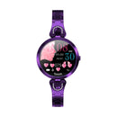 AK15 Fashion Smart Female Bracelet, 1.08 inch Color LCD Screen, IP67 Waterproof, Support Heart Rate Monitoring / Sleep Monitoring / Remote Photography (Purple)