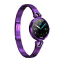 AK15 Fashion Smart Female Bracelet, 1.08 inch Color LCD Screen, IP67 Waterproof, Support Heart Rate Monitoring / Sleep Monitoring / Remote Photography (Purple)