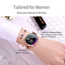 AK15 Fashion Smart Female Bracelet, 1.08 inch Color LCD Screen, IP67 Waterproof, Support Heart Rate Monitoring / Sleep Monitoring / Remote Photography (Purple)