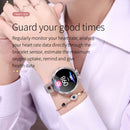 AK15 Fashion Smart Female Bracelet, 1.08 inch Color LCD Screen, IP67 Waterproof, Support Heart Rate Monitoring / Sleep Monitoring / Remote Photography (Rose Gold)