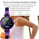 AK15 Fashion Smart Female Bracelet, 1.08 inch Color LCD Screen, IP67 Waterproof, Support Heart Rate Monitoring / Sleep Monitoring / Remote Photography (Rose Gold)
