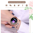AK15 Fashion Smart Female Bracelet, 1.08 inch Color LCD Screen, IP67 Waterproof, Support Heart Rate Monitoring / Sleep Monitoring / Remote Photography (Rose Gold)