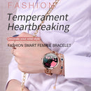 AK15 Fashion Smart Female Bracelet, 1.08 inch Color LCD Screen, IP67 Waterproof, Support Heart Rate Monitoring / Sleep Monitoring / Remote Photography (Rose Gold)