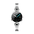 AK15 Fashion Smart Female Bracelet, 1.08 inch Color LCD Screen, IP67 Waterproof, Support Heart Rate Monitoring / Sleep Monitoring / Remote Photography (Silver)