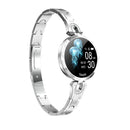 AK15 Fashion Smart Female Bracelet, 1.08 inch Color LCD Screen, IP67 Waterproof, Support Heart Rate Monitoring / Sleep Monitoring / Remote Photography (Silver)