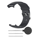 Smart Watch Silicone Watch Band for Garmin Approach S3(Black)