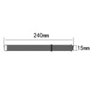 Milanese Watch Band for Garmin Forerunner 235 26cm(Black)