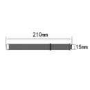 Milanese Watch Band for Garmin Forerunner 235 22cm(Black)