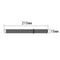 Milanese Watch Band for Garmin Forerunner 235 22cm(Black)
