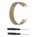 Milanese Watch Band for Garmin Forerunner 235 22cm(Champagne Gold)